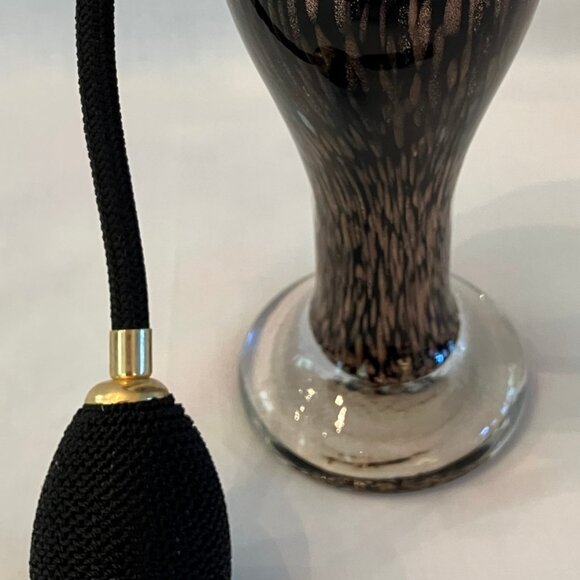 Iridescent Art Glass Perfume Atomizer - Picture 2 of 11